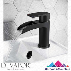 Bathroom Mountain 11085 Eden Matt Black Waterfall Cloakroom Basin Mixer Tap Spare Parts