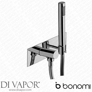 Bonomi Wall Outlet and Hand Shower with Plate 11233099C Spare Parts