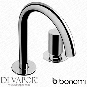 Bonomi Zero 2 Hole Deck Mounted Basin Mixer with 112mm Spout and Waste 113100F Tap Spare Parts