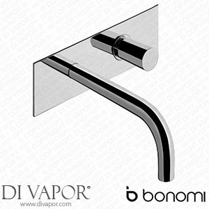 Bonomi Zero Wall Mounted Basin Mixer with 212mm Spout and Plate 113103 Tap Spare Parts