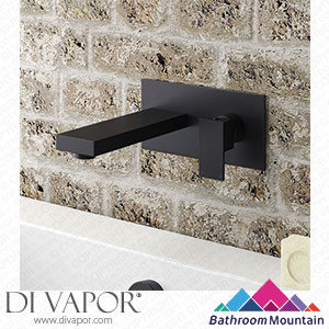 Bathroom Mountain 12092 Lea Matt Black Wall Mounted Bath Filler Spare Parts