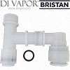 Bristan 131-400-S Water Inlet Elbow Ass for SM/GL/JOY