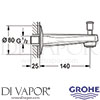 Grohe 13254000 Spare Diagram