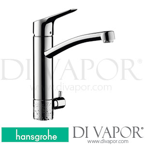 Hansgrohe 13872000 MySport Single Lever Kitchen Mixer M, Device Shut-Off Valve, 1Jet Spare Parts >03/18