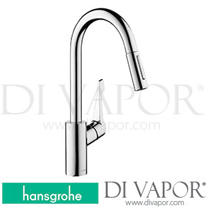 Hansgrohe 14803000 Cento Single Lever Kitchen Mixer Xl, Pull-Out Spray, 2Jet Spare Parts >01/14