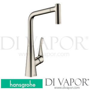 Hansgrohe 14820800 Metris M71 Single Lever Kitchen Mixer 320, Pull-Out Spray, 2Jet Spare Parts >09/17