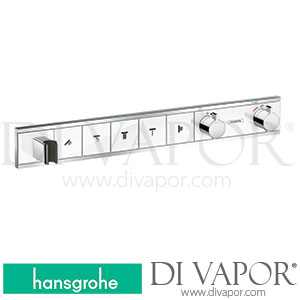 Hansgrohe 15357000 RainSelect Thermostat for Concealed Installation for 4 Functions with Integrated Shower Holder >10/17 Spare Parts