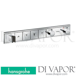 Hansgrohe 15358400 RainSelect Thermostat for Concealed Installation for 5 Functions with Integrated Shower Holder >10/17 Spare Parts