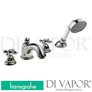 Hansgrohe 17451097 AXOR Carlton 4-Hole Tile Mounted Bath Mixer with Cross Handles >01/19 Spare Parts