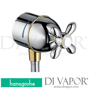 Hansgrohe 17883000 AXOR Carlton Fixfit Stop Wall Outlet with Shut-Off Valve and Cross Handle >08/01 Spare Parts