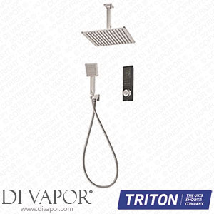 Triton H2ome HP/Combi Ceiling & Rear Fed Dual Outlet Chrome / Black Thermostatic Digital Shower 189CF Spare Parts