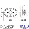 Grohe 19030000 Mixer Spare Diagram