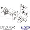 Grohe 19159 Mixer Spare Tech Diagram