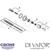 Grohe Grohtherm 2000 Concealed Valve Exposed Part Spares