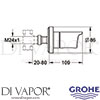 Grohe 19243001 Spare Diagram