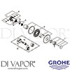 Grohe 19347001 Spare Diagram