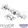 Grohe 19347BE1 Spare Diagram