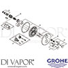 Grohe 19355001 Spare Tech Diagram