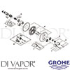 Grohe 19358000 Spare Parts Diagram