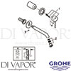 Grohe 19408DC1 Mixer Spare Diagram