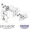 Grohe 19445000 Mixer Spare Tech Diagram