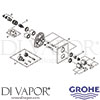 Grohe 19446000 Spare Diagram