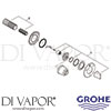 Grohe 19448000 Spare Diagram