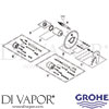 Grohe 19506 Mixer Spare Tech Diagram