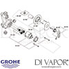 Grohe Europlus Recessed Shower Mixer Spares