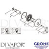 Grohe 19537002 Mixer Spare Diagram