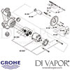 Grohe Eurodisc with Diverter Assembly Shower Spares