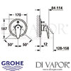 Grohe Eurodisc Shower Dimensions