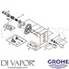 Grohe 19567000 Spare Tech Diagram