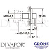 Grohe 19590000 Spare Diagram