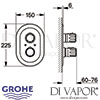 Grohe Grohtherm Automatic 2000 Shower Dimensions