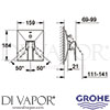 Grohe 19785000 Mixer Spare Diagram