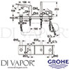 Grohe 19787000 Spare Diagram