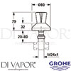 Grohe 19808000 Part Spare diagram