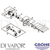 Grohe 19843000 Spare Tech Diagram