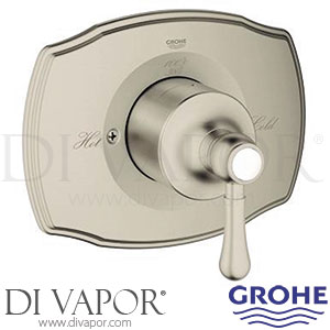 Grohe 19843EN0 Grohtherm 2000 Authentic Single Function Pressure Balance Trim with Control Module Spare Parts