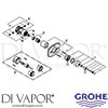 Grohe 19844000 Spare Tech Diagram