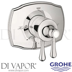 Grohe 19844BE0 Grohtherm 2000 Authentic Dual Function Pressure Balance Trim with Control Module Spare Parts