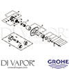 Grohe 19844BE0 Spare Tech Diagram