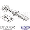 Grohe19844EN0 Spare Tech Diagram