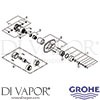 Grohe19844ZB0 Spare Tech Diagram