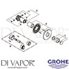 Grohe 19879000 Spare Diagram