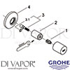 Grohe 19917000 Spare Tech Diagram