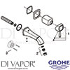 Grohe 19929000 Mixer Spare Diagram