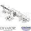 Grohe 19958000 Spare Tech Diagram