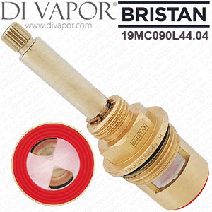 Bristan 19MC090L44.04 3/4in Long Stem Anti-Clockwise Hot Ceramic Disc Valve Vintage Gold